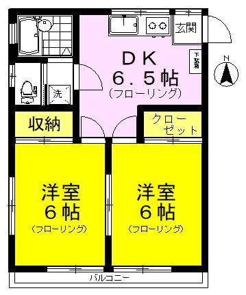 ソレイユ小岩 間取り